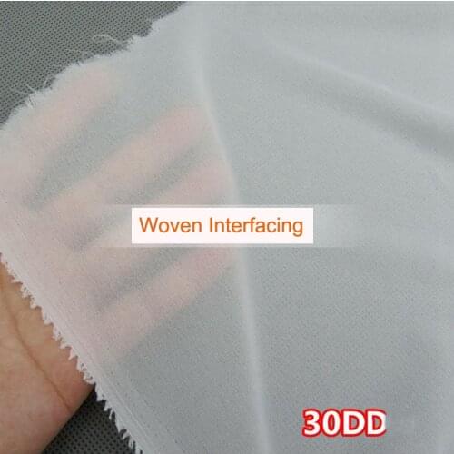 10M/Lot Interfacing Single Face Glue Stretch Cloth-lined Fusible Interlining Soft Thin Fabric Sewing Clothes Accessories