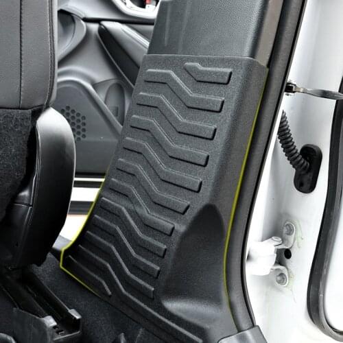 2PCS Auto Door B Pillar Anti-Kick Pad Protective Film Fit For Subaru Forester 2019 2020 2021 Car Accessories Interior Decoration