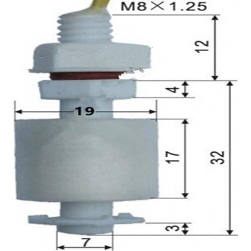 20PCS float Tank Pool Liquid Water Level Sensor Vertical Float