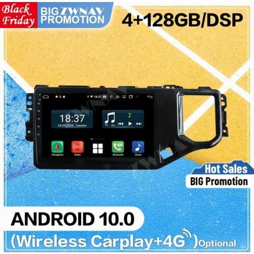 128GB Carplay Android 10.0 screen Car Multimedia DVD Player for Chery Tiggo 4 2019 BT GPS Navi Auto Radio Audio Stereo Head unit