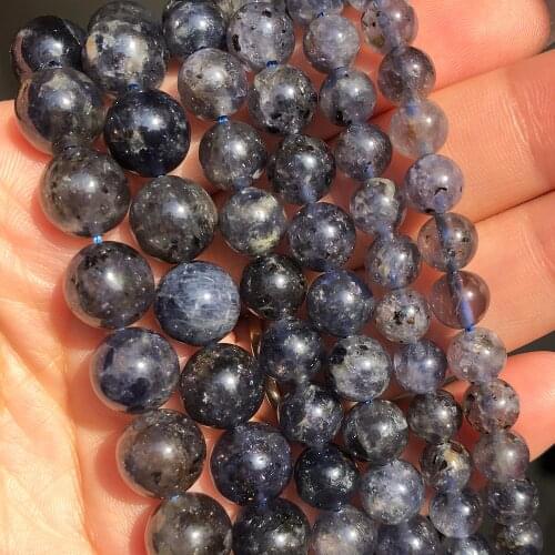 Natural Russia Graphite Shungite Crystal Beads Round Loose Stone Beads for Jewelry Making DIY Bracelet 15''Inches 6 8 10mm