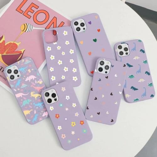 Florals Case For Samsung Galaxy A02S A10 A12 A20E A21S A31 A32 A40 A50 A51 A52 A72 A71 S10E S9 S10 S20 FE S21 Ultra Plus Cover