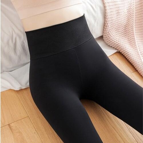 Black Skin 300g Thick Winter Velvet Warm Women Pantyhose High Waist Medias De Mujer Tights Seamless Collant Female Autumn 613