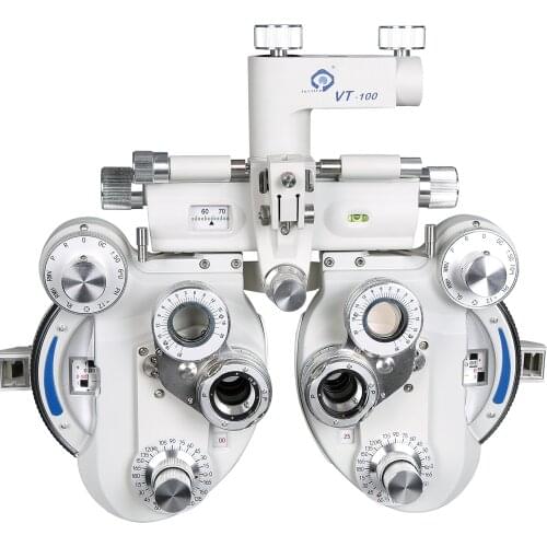 Good Quality Phoropter CE Certificated | Blue Trim Vision Tester | Minus Cylinder Refractor Plus Cyl Phoroptor | VT100