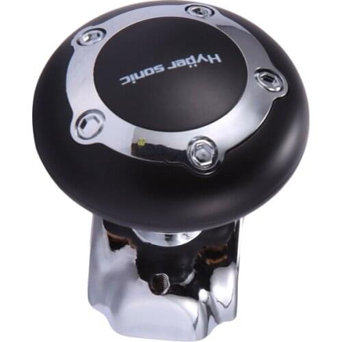 Hypersonic Black Vehicle Steering Knob Car Power Handle Spinner