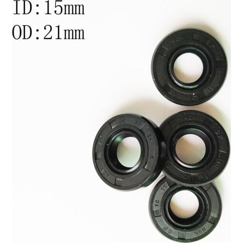 1PCS 15X21X3 15X21X4 15X21X5MMNBR Shaft Skeleton Oil Seal TC Nitrile Rubber Ring Gasket