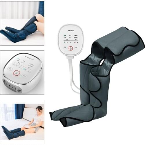 Leg Air Compression Massager Heated for Calf Circulation 3 Intensities 6 Modes Massage Relaxation
