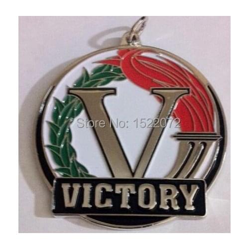 Top sell factory price Custom Victory Medals w/Ribbon Award cheap oem medals with ribbon hot sales custom medals FH810036