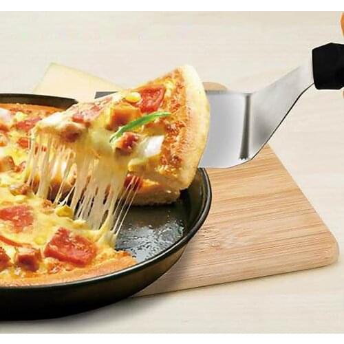 Grill Shovel Wear-resistant Rustless Durable Stainless Steel Grill Fork Tong Scraper for Barbecue