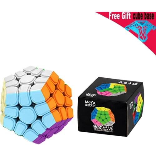 MoYu Meilong M Magnetic Version Megaminx Stickerless 3X3 Magnetic Cubing Classroom M Speed Puzzle Dodecahedron Educational Toy