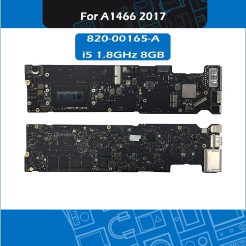 New A1466 Logic Board 820-00165-A i5 1.8GHz 8GB for Macbook Air 13" A1466 Motherboard Replacement Mid 2017