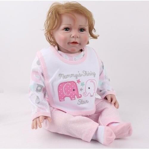 NPK Boutique doll 55CM silicone Reborn Baby Doll new design bebes reborn boneca children toddler doll toys gift newborn dolls