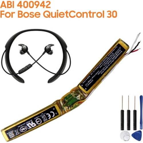Original Replacement Battery ABI 400942 For Bose QuietControl 30 Rechargeable Lithium-ion Battery Pack 250mAh