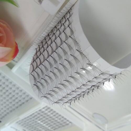 Professional 5d Individual Eyelash Extension C/D curl V style 5D Volume Eyelashes 10-14mm Korean Silk 5d Fans lashes