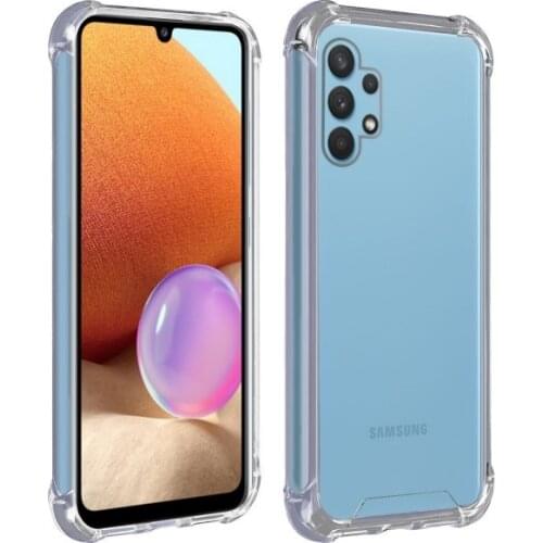 Samsung Galaxy A32 4G clear Gel case with reinforced corners