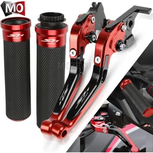 For Honda SH300 SH 300 2018 Motorcycle Accessories CNC Adjustable Folding Extendable Brake Clutch Levers Handlebar Hand Grips