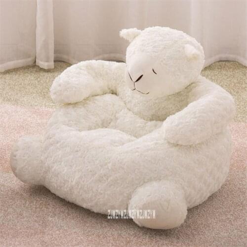 S709 Cotton Filling Cute Childrens Sofa Portable Kid Cartoon Toy Animal Sofa Mini Lion Elephant Seat Baby Girl Bean Bag Chair