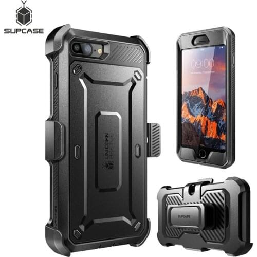 SUPCASE For iphone 7 Plus Case UB Pro Full-Body Rugged Holster Clip Case Protective Cover with Built-in Screen Protector