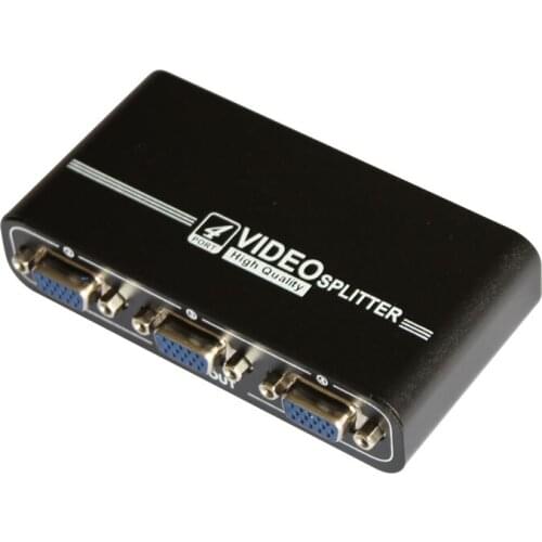 V1S4 vga splitter 1x4 1 in 4 out 450mhz device 1920*1440 4 port vga video splitter duplicator