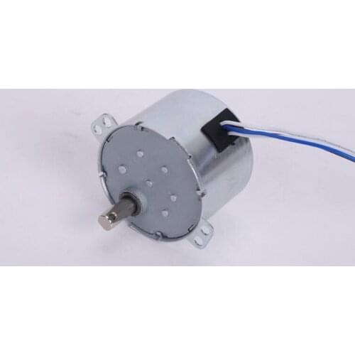 1PCS Fan Synchronous Motor AC 220V-240V 50Hz 7W 7 x 16mm Shaft 50 x 38mm Size