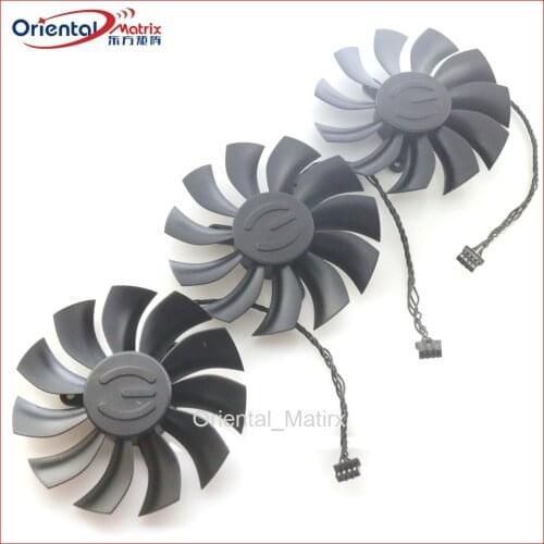 PLA09215B12H 12V 0.55A 86mm 4Pin VGA Fan For EVGA GTX1080 GTX 1080TI FTW3 DT GAMING Graphics Card Cooling Fan