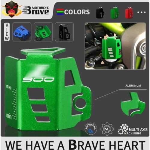 Z900 All year Motorcycle Rear Fluid Reservoir Guard Cover Protector for For Kawasaki Z 900 2017 2018 2019 2020 2021 Accessories