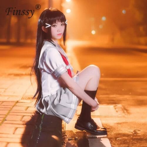 Female Cosplay Sailor Costume Little Loli Skirt Lolita Summer Clothes Japanese Girl School Uniform Short Skirt