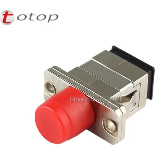 100/200/300/400Pcs fc to sc Fiber Adapter / Coupler / Flange SC / PC-FC / PC Interface Conversion