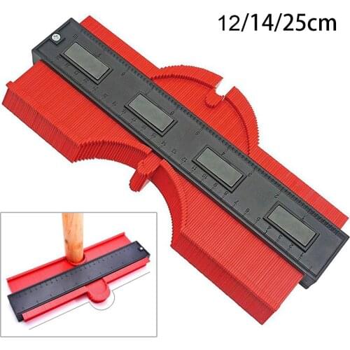 12/14/25/50cm Shape Contour Duplication Gauge Multi Profile Tool Tile template Laminate Ruler Contour Copy Measuring Tool