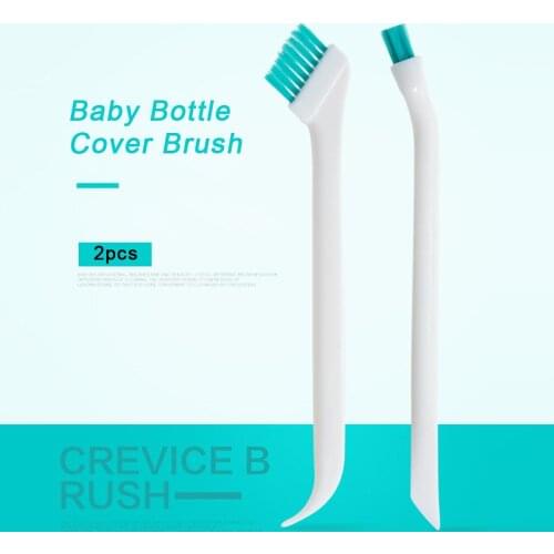 2pcs/set Cleaning Narrow Brush Long Handle Portable Gap Clothes Baby Milk Bottle Gap Cleaning Brushes Household Kitchen Tools