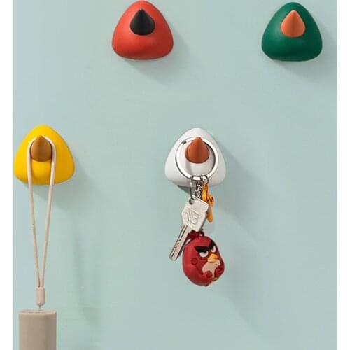 4Pcs Creative Bird Shape Hanging Hooks On A Door Seamless Paste Key Hook Wall Housekeeper On Wall Hook For Kitchen Convenience