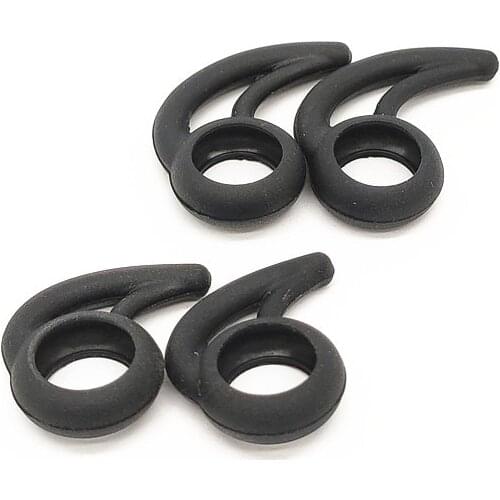 4pcs Anti-drop Horns earhook earphone silicone Ring hook earplug cover for 14.8mm to 17mm flat head earbuds