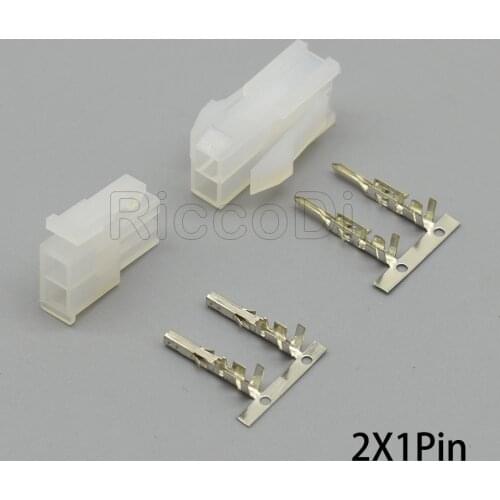 5-50Set 5557 5569 5559 2Pin Double Row Transparent Black Molex 4.2 Pitch ATX Male Female Connector Plug For Computer