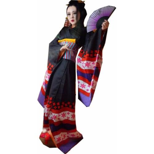 Anime Wano Country Nico Robin Kimono Cosplay Costume