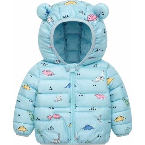 Brand 2021 Winter Down Jacket for Girl Hooded Childrens Outerwear Windproof Coat for Girls Warm Unisex Boys Jacket Down Coat