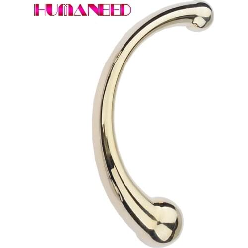 Double Ended Stainless Steel G Spot Wand Massage Stick Pure Metal Penis P-Spot Stimulator Anal Plug BDSM Sex Toy For Women Men
