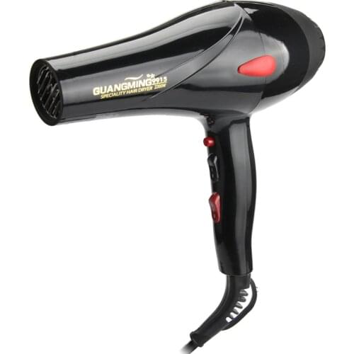 For hairdresser and hair salon 3 meter long wire EU Plug Real 2200w power professional blower dryer salon Hair Dryer hairdryer