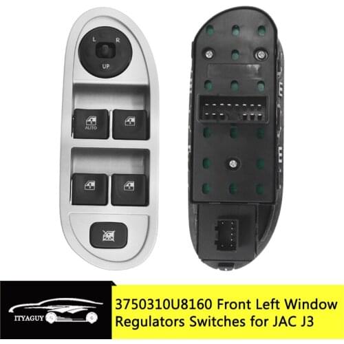 3750310U8160 Front Left Driver Side Auto Electric Power Window Switch Regulators Button for JAC J3 3750310U8160 Car Accessories
