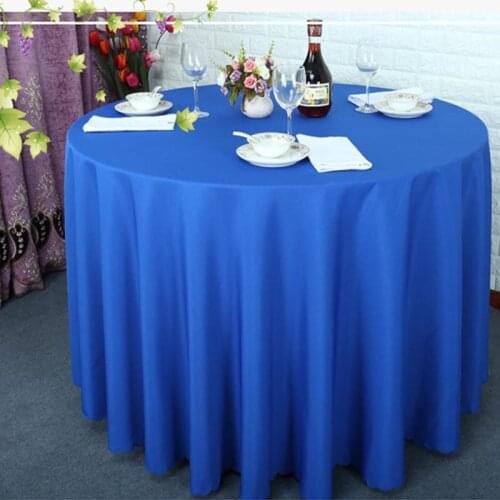 BALLE Round Polyester Tablecloths Circular Table Cover Washable for Buffet Table Parties Holiday Dinner