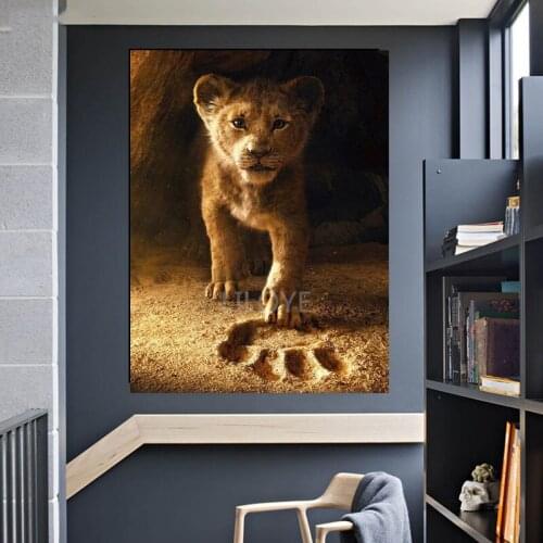 Cartoon The Lion King Full Round Drill Diamond Embroidery 3d Diamond Painting Cross Stitch Fashion Diamond Mosaic Pictures TY136