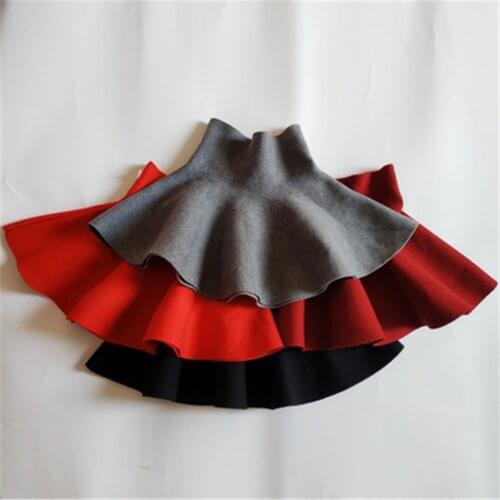 New Baby Girls Winter Clothes Fashion Casual Knit Skirt Princess Tutu Skirts Kids Christmas Clothes Children Clothes 1-10 Years