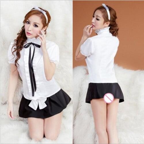 New Sexy Lingerie Factory Wholesale Cute Sexy Schoolgirl Short Skirt Professional Wear