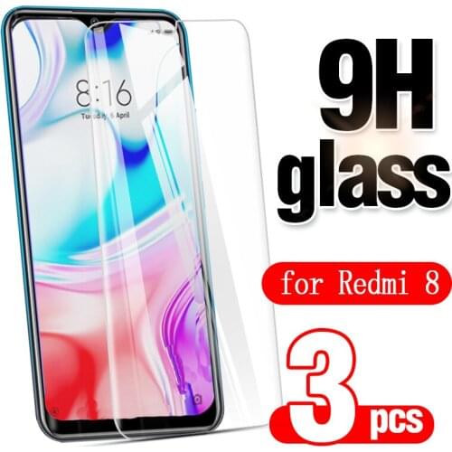 3 pcs Tempered glass film for Xiaomi Redmi 8 Screen Protector for Xiaomi Redmi 8a Scratch resistant Protective glass film