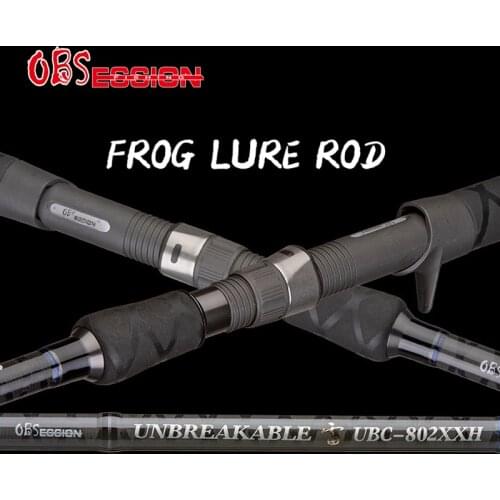 OBSESSION 2.28m 2.4m Heavy Baitcasting Fishing Rod XXH Power High Carbon Super Hard 2 Sections Far Casting Fishing Rod Tackle