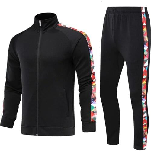 Men Women Soccer Jerseys Set Survetement Football kit Running Jackets Soccer Clothes Sets Long Sleeve Soccer Tracksuit Jersey