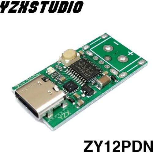 ZY12PDN USB-C PD2.0 3.0 to DC decoy fast charge trigger polling detector laptop power supply change to Type-C