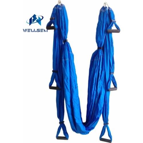 1set Aerial Yoga Hammock Pilates band Yoga Inversion Swing Trapeze Anti-Gravity Belt Tool Home gym equipment