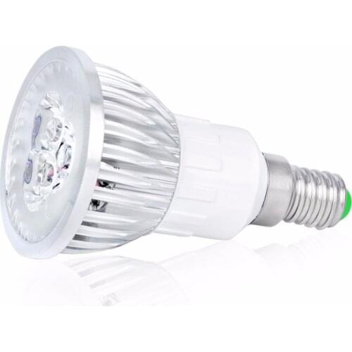 10 pieces led bulb E14 socket 3W spotlight bulb AC 220v 110v warm white cold white 3000K 4000K 6000K 8000K red green led lamp