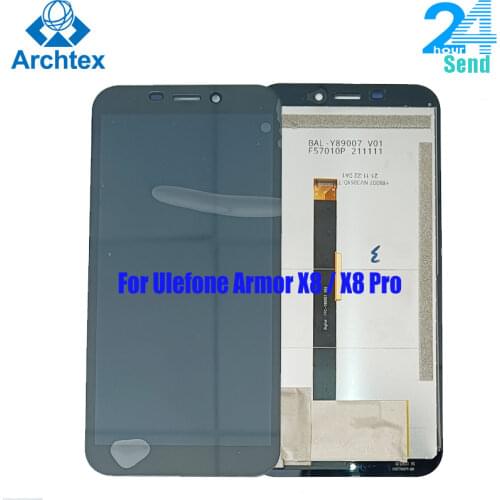 5.7 inch For Original Ulefone Armor X8 / X8 Pro LCD Display Touch Screen Digitizer Assembly Replacement