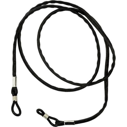 Black New Fashion PU Leahter Eyeglass Chain Sunglasses Cord Neck Strap Holder Necklace Chain for Women Men Children 67cm